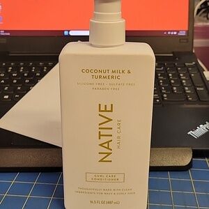 Native Coconut Milk & Turmeric Hair Care Conditioner New 487ml Pump